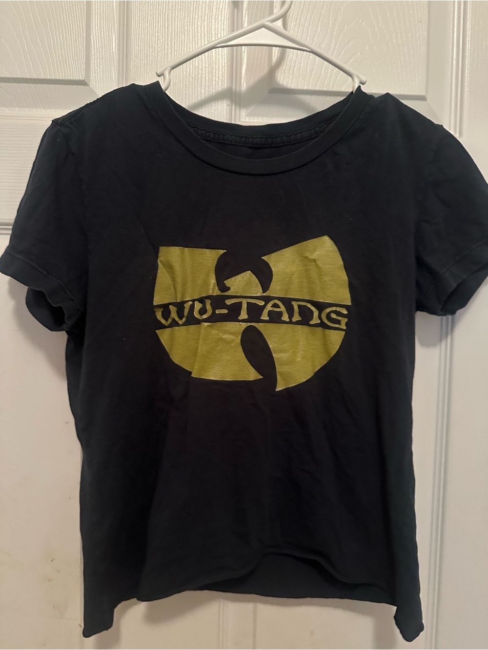 Wu-Tang Clan Logo Tee in Black and Yellow